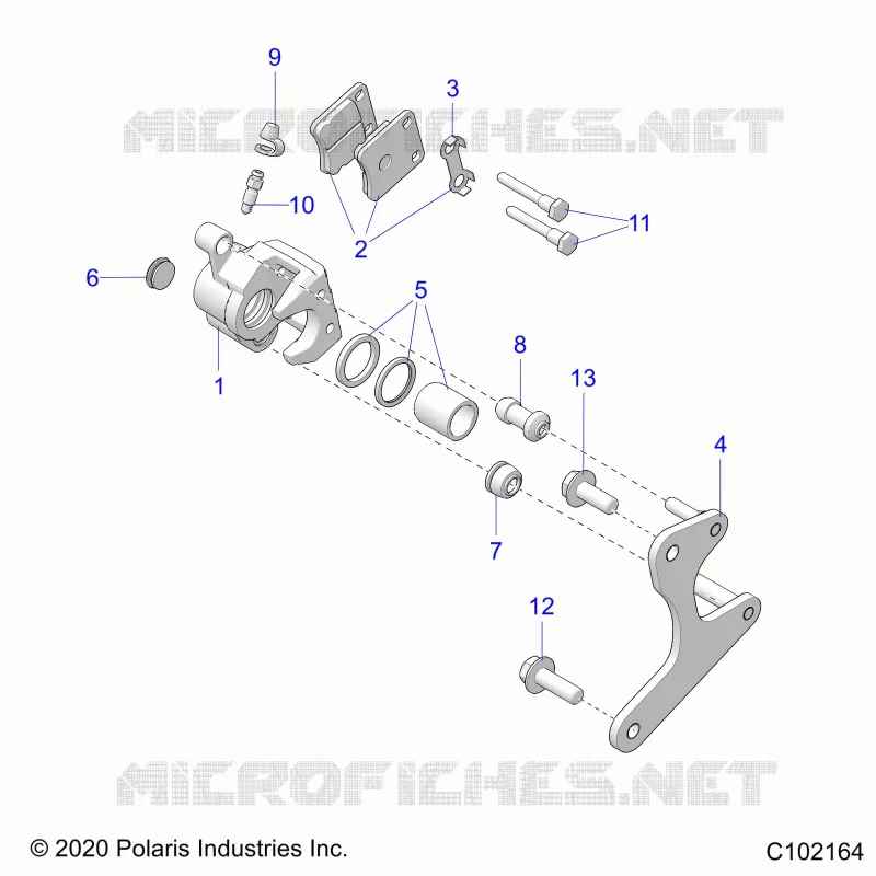 BRAKES, PINZA FRENO TRASEIRA