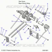 SUSPENSION, TRASERO ARM PAR