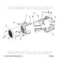 ENGINE, FAN COVER AND SUDARIO COMP