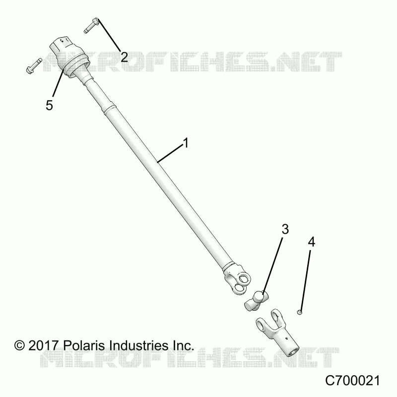 TREN, REAR PROP SHAFT
