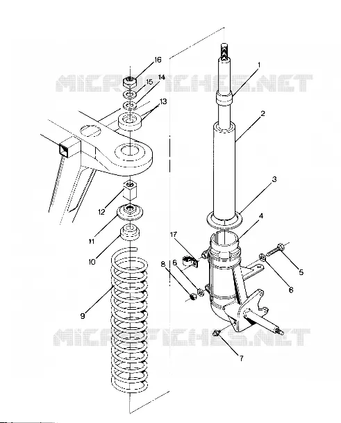 PUNTAL DELANTERO ASSEMBLY (4916361636010A)