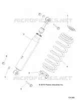 SUSPENSION TRASERA SHOCK MOUNTING