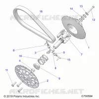 TREN, SECONDARY CLUTCH
