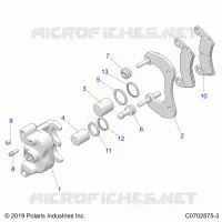 BRAKES, PINZA FRENO TRASEIRA