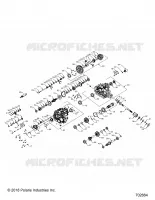 DRIVE TRAIN, PRINCIPAL GEARCASE