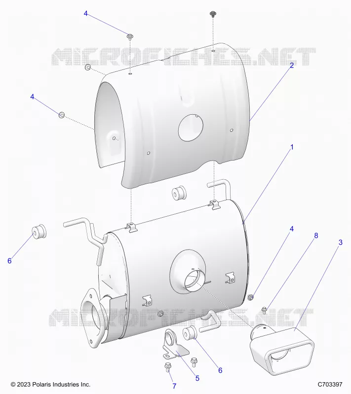 ENGINE, SISTEMA DE ESCAPE, SILENCER AND RELATED