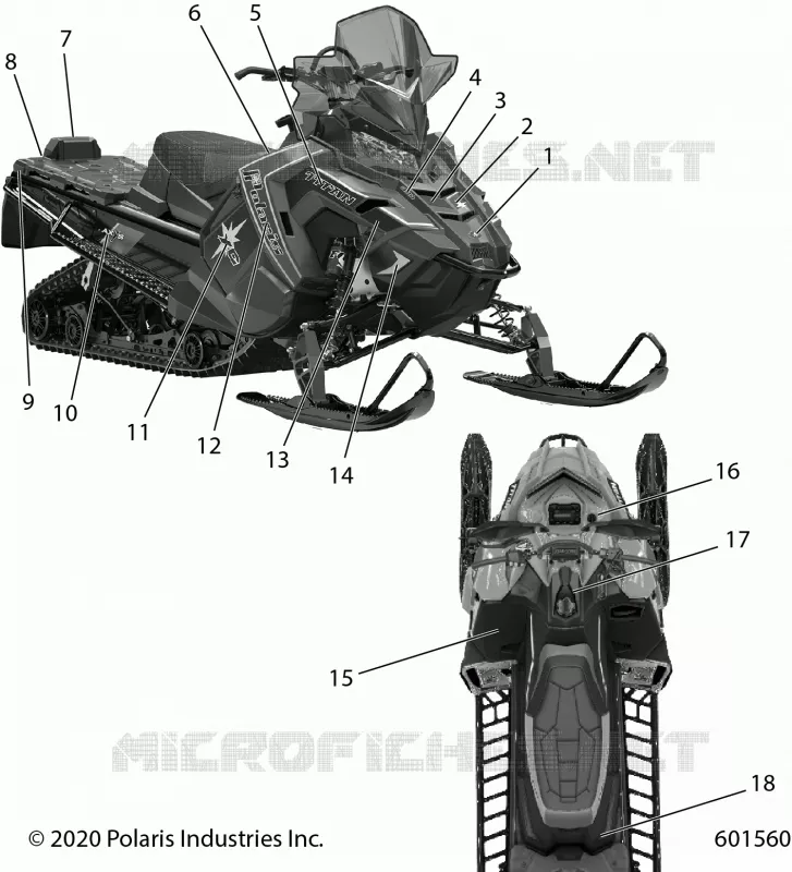 ETIQUETAS  XC, POLARIS BLUE SIDE PANEL OPTION