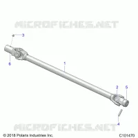 TREN, PROP SHAFT, FRONT