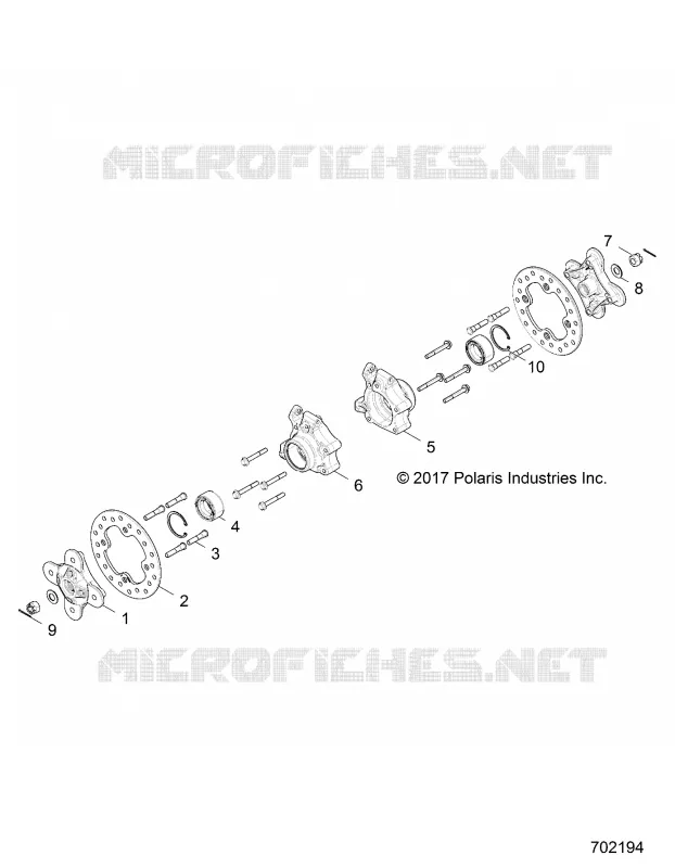 SUSPENSION TRASERA CARRIER AND HUB