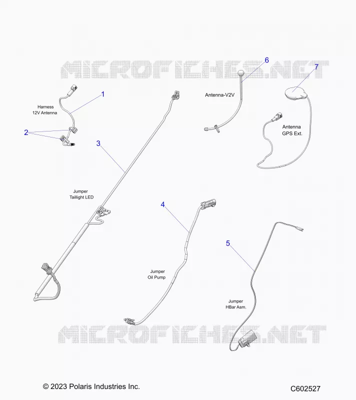 ELECTRICA, JUMPER WIRES/ANTENNAS/HARNESS