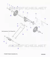 SUSPENSION, TRASERO ARM PAR