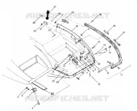 Parachoques y BISAGRA Star, Sprint ES and StarTrak Updated 2/90 (4916811681008A)
