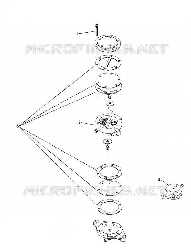 BOMBA DE COMBUSTIBLE ASSEMBLY  SL 650 B954058 (4930483048C006)
