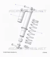 SUSPENSION, CHOQUE FRONTAL MOUNTING