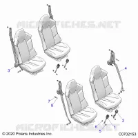 ASIENTO BELT MOUNTING