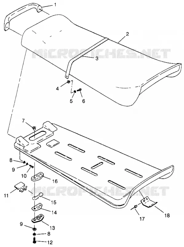 ASIENTO SLT 700 B964166 and  Intl. SLT 700 I964166 (4933923392A011)
