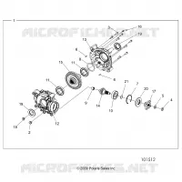 TREN, REAR GEARCASE INTERNALS