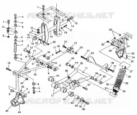 SUSPENSIÓN TRASERA SPORTSMAN 500 W969244 AND SWEDISH SPORTSMAN 500 S969244 (4936093609C005)