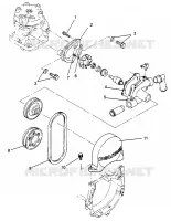 BOMBA DE AGUA Storm 0965782, Storm SKS 0965582,  Euro Storm E965782, Euro Stor (4931593159D003)