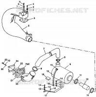 SISTEMA DE ESCAPE SL 780 B974088 and Intl. SL 780 I974088 (4940924092B006)