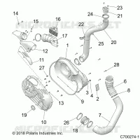 DRIVE TRAIN, TAPA DEL EMBRAGUE AND DUCTING