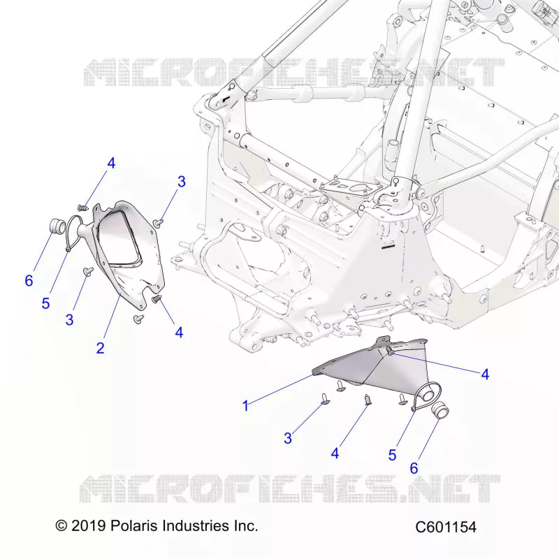 CHASSIS, TIE ROD BOOT ASM.