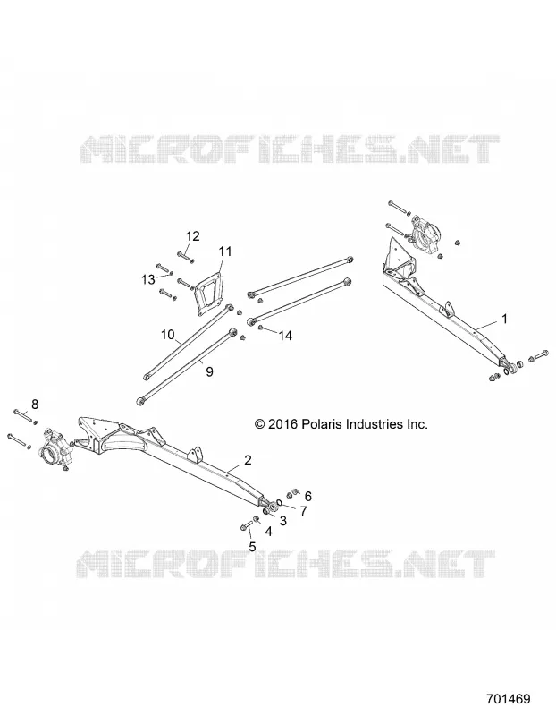 SUSPENSION TRASERA CONTROL ARMS