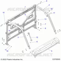 CHASSIS, CAB BASTIDOR