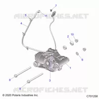 TREN, FRONT GEARCASE MOUNTING