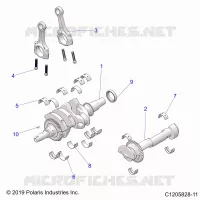 ENGINE, CIGUEÑAL AND BEARINGS