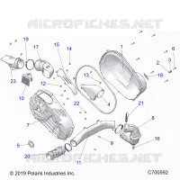 TREN, CLUTCH COVER AND DUCTING