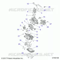 ENGINE, CRANKCASE AND CIGUEÑAL