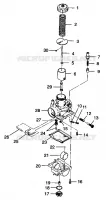 CARBURADOR TRAIL BLAZER W98BA25C (4945464546C013)