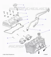 ENGINE, THROTTLE BODY AND TAPA DE LA VÃLVULA