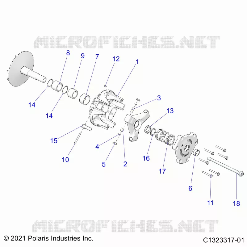 TREN, PRIMARY CLUTCH
