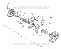 Embrague ASSEMBLY XLT/0930767,XLT SP/0930667    XLT SKS/0930567 (4923012301026A)