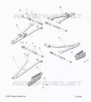 SUSPENSIÃ“N DELANTERA CONTROL ARMS