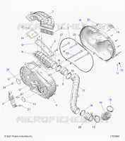 TREN, CLUTCH COVER AND DUCTING