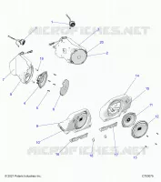 ELECTRICA, AUDIO, SPEAKERS RIDE COMMAND