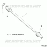 TREN, REAR PROP SHAFT
