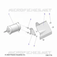 MOTOR DE ARRANQUE MOTOR/SHIELD