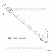 TREN, REAR PROP SHAFT