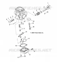 MOTOR, CARBURADOR, LOWER