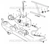 TANQUE DE ACEITE Sport 400L W97BA38C and Trail Blazer W97BA25C (4940124012A014)