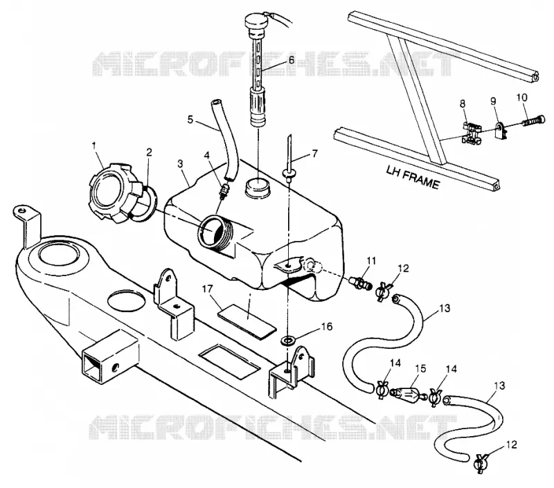TANQUE DE ACEITE Sport 400L W97BA38C and Trail Blazer W97BA25C (4940124012A014)