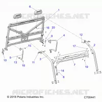 CHASSIS, CAB BASTIDOR