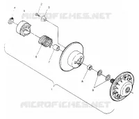 accionado de embrague ASSEMBLY SPORT 0950443, SPORT TOURING 0950243  and EUROPEAN S (4928822882C006)