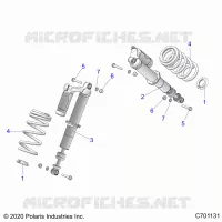 SUSPENSION, CHOQUE FRONTAL MOUNTING