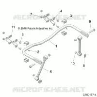 SUSPENSION TRASERA, STABILIZER BAR