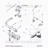 SISTEMA DE COMBUSTIBLE, RAIL, LINES AND THROTTLE BODY